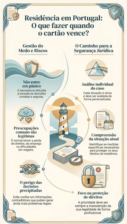 Residência em Portugal: O que fazer quando o cartão vence
